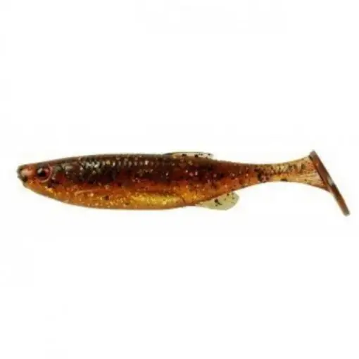 Shad Savage Gear Fat Minnow T-Tail, culoare Motoroil UV, 7.5cm, 5g, 5buc Plată sigură