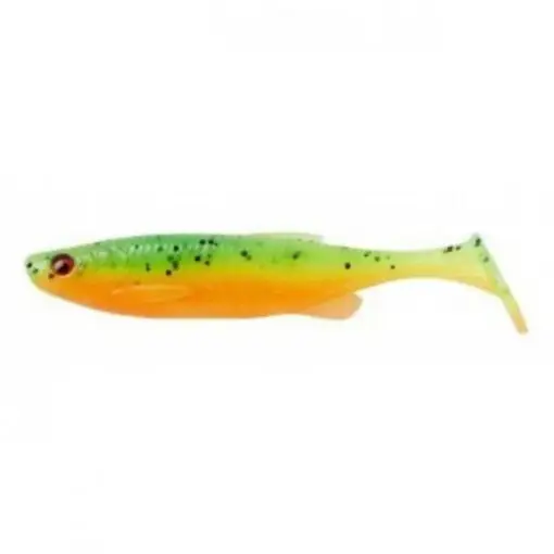 Shad Savage Gear Fat Minnow T-Tail, culoare FireCracker, 10.5cm, 11g, 5buc Cumpărături sigure