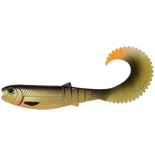 Shad Savage Gear Cannibal Curltail, Dirty Roach, 10cm, 5g, 4buc Livrare gratuită