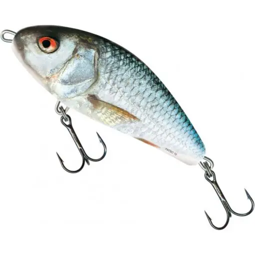 Nu rata Vobler Salmo Fatso Floating F10F, culoare RD, 10cm, 48g