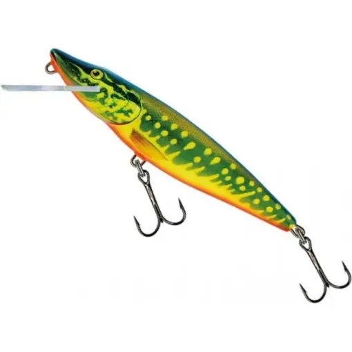 Vobler Salmo Pike Super Deep Runner PE9SDR, culoare HPE, 9cm, 10g Retur ușor