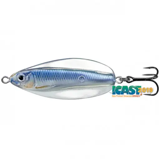 Lingurita oscilanta Livetarget Erratic Shiner, culoare Silver-Blue, 5cm, 7g Comandă acum