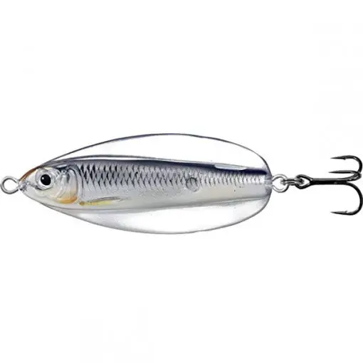 Lingurita oscilanta Livetarget Erratic Shiner, culoare Silver-Black, 7cm, 21g Reducere de preț
