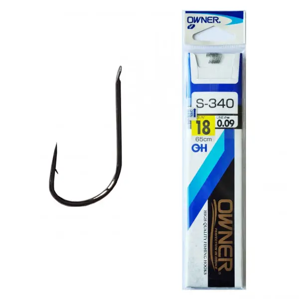 Carlige Legate Owner S-340 No.14 65cm 0,10mm Reducere