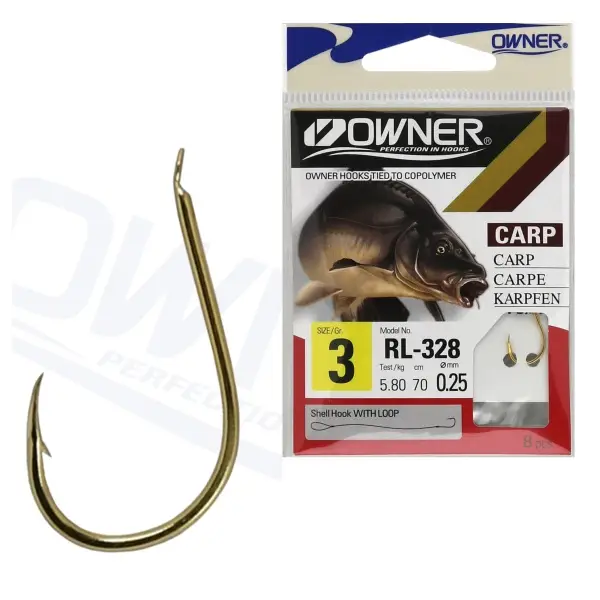 Calitate înaltă Carlige Legate Owner RL-328 No.6 70cm 0,22mm