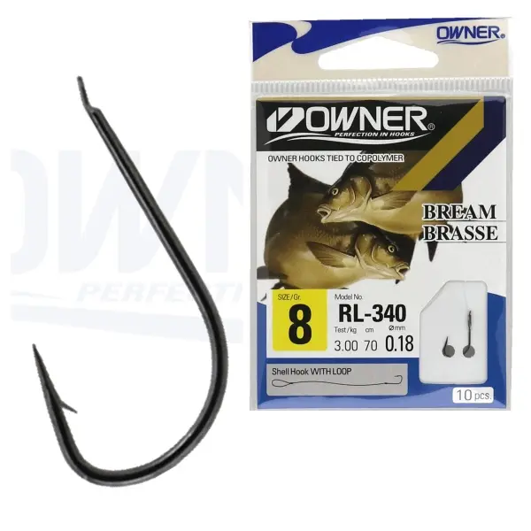 Plată sigură Carlige Legate Owner RL-340 No.12 70cm 0,12mm