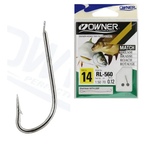 Preț redus Carlige Legate Owner RL-560 No.14 70cm 0,12mm