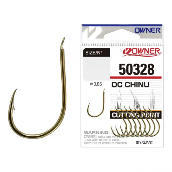Disponibil imediat Carlig Owner 50328 No.4 Cut Chinu