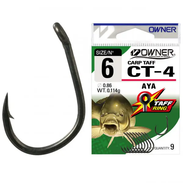 Carlig Owner CT-4 No.6 Carp Aya Popular