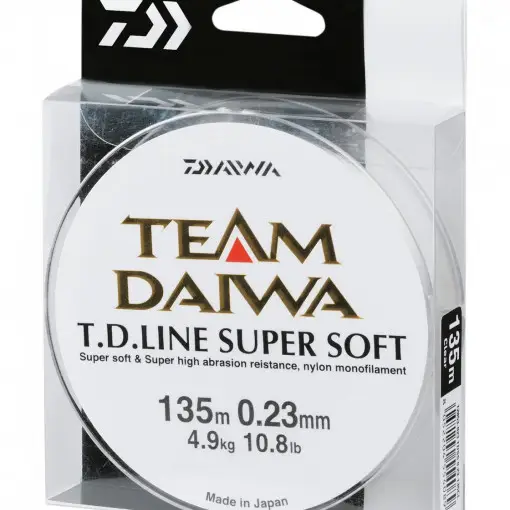 Comandă acum Fir Monofilament Daiwa TD Super Soft Transparent, 0.30mm, 8.6kg, 135m