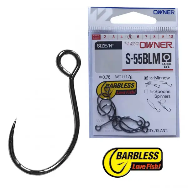 Carlig Owner S-55BLM No.6 Minnow Disponibil imediat