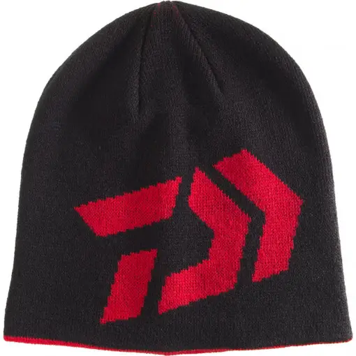 Caciula Daiwa D-Vec Beanie, Black-Red Reducere