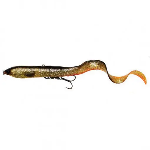Cel mai vândut Naluca Savage Gear Hard EEL, culoare Black Gold, 17cm, 50g, 2+1buc/plic