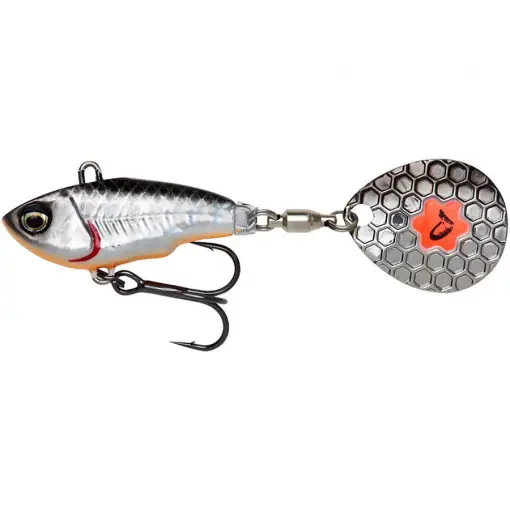 Vobler Savage Gear Fat Tail Sinking, culoare Dirty Silver, 5.5cm, 9g Cumpără acum
