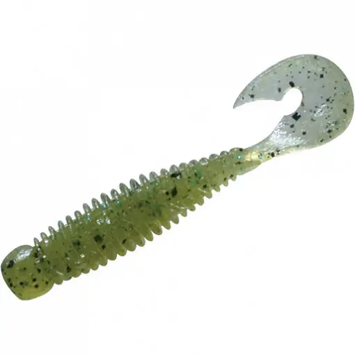 Ofertă specială Grub Jackall Wobbring, culoare Moebi Melon, 5cm, 7buc/plic