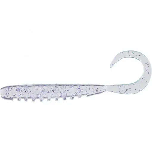 Naluca Jackall Tide Curly, culoare Clear Prism Neon, 5cm, 8buc/plic Doar azi