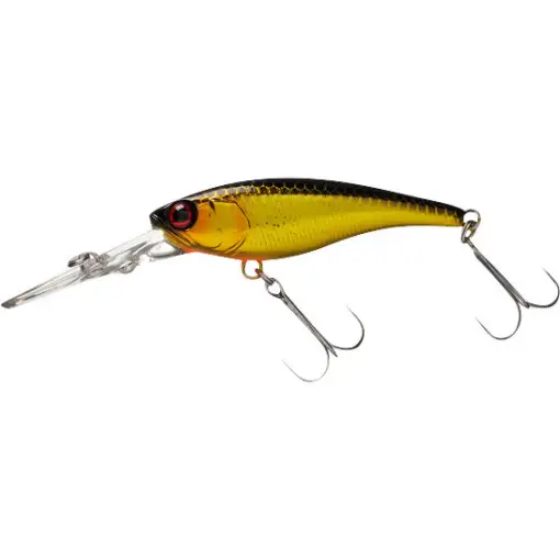 Cel mai vândut Vobler Jackall Soul Shad 58SP, culoare Gold Black, 5.8cm, 5.25g