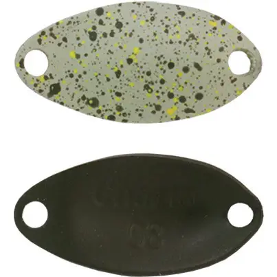Plată securizată Lingurita Oscilanta Jackall Charm, culoare Ueno Gray Green, 1.9cm, 0.8g