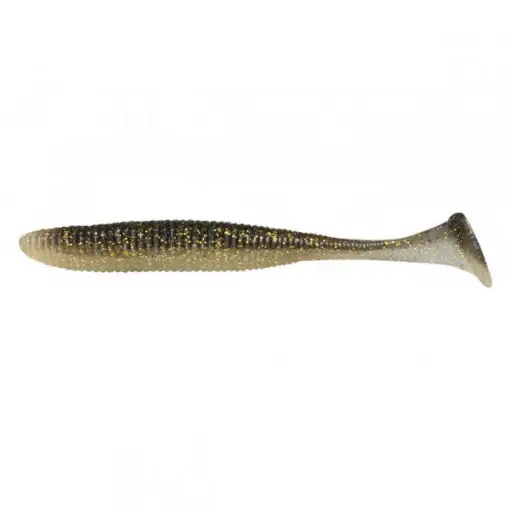 Plată sigură Shad Jackall Rhythm Wave, culoare Gold & Black Shad, 7cm, 8buc/plic