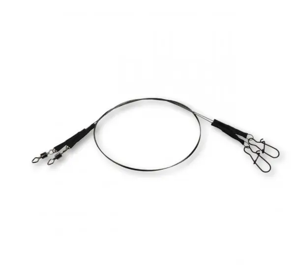 Chilipir Struna DAM Effzett XS20cm No.10 7Kg Kink Free Titanium Leader 2 buc