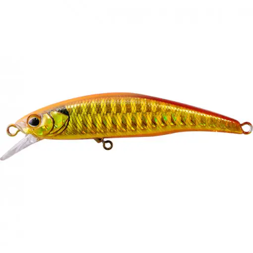 Disponibil imediat Vobler Jackall Tricoroll Ryushin 53HW, culoare Sight Red & Gold, 5.3cm, 4.6g