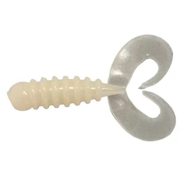 Ofertă Grub Rock'N Bait Cultiva RB-1 18 White Ring Twin Tail