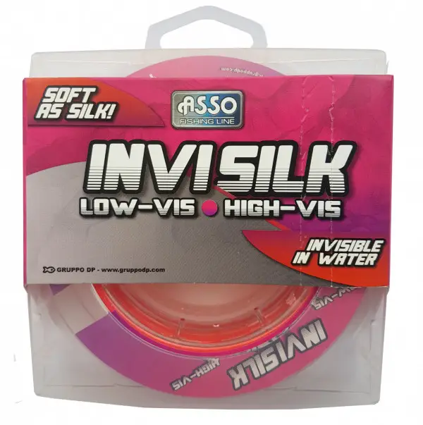 Fir Asso Invisilk 0.22mm 8.10kg 300m Pink Preferatul clienților