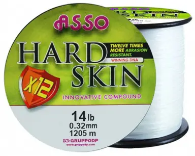 Fir Asso Hard Skin Solid 0.22mm 7lb 2400m White Expediere rapidă