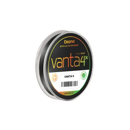 Fir Textil Inaintas Delphin Vanta 4, Negru, 15m Expediere rapidă