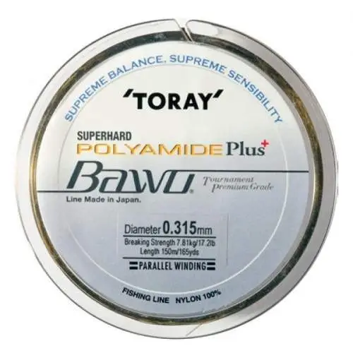 Preferatul clienților Fir Toray Bawo Polyamide Plus 0.195mm 3.05kg 150m Olive Green