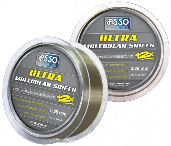 Fir Asso Ultra Molecular Shield 0.24mm 8.10kg 150m Dark Green Ofertă exclusivă