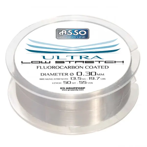 Fir Asso Ultra Low Stretch 0.08mm 1.50kg 50m Smoke Reducere de preț