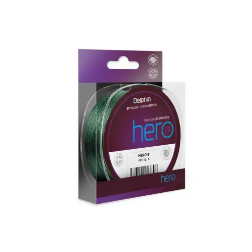 Lichidare de stoc Fir Textil Delphin HERO 8, Verde, 1000m