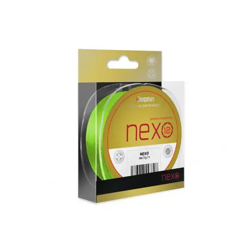 Super ofertă Fir Textil Delphin Nexo 12, Verde Fluo, 300m