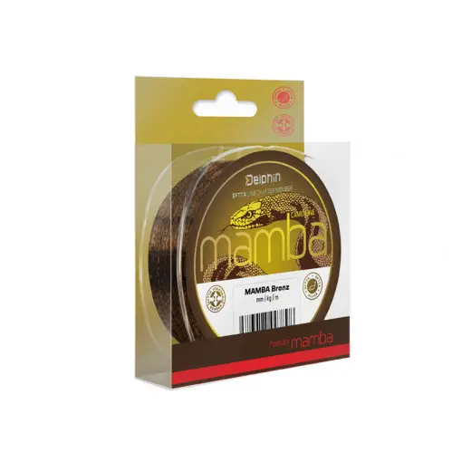Noutate Fir Monofilament Delphin Mamba Feeder, Culoare Camo Bronz, 300m