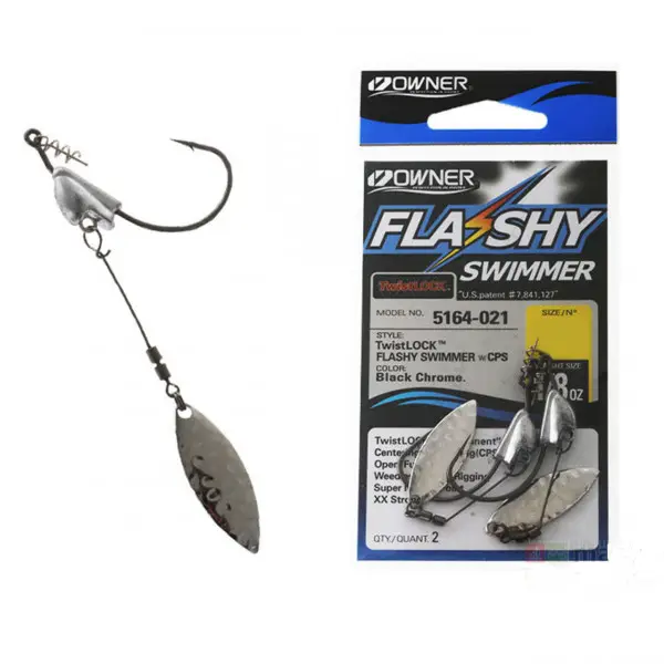 Jig Owner 5164 No.12/0-3/4 Flashy Swimmer Blade Preferatul clienților
