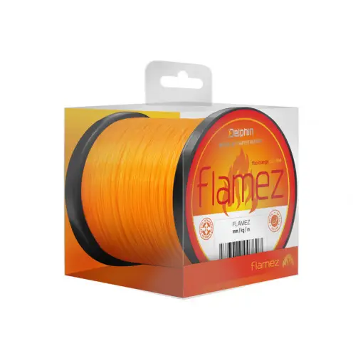 Fir Monofilament Delphin Flamez, Portocaliu, 600m Transport gratuit