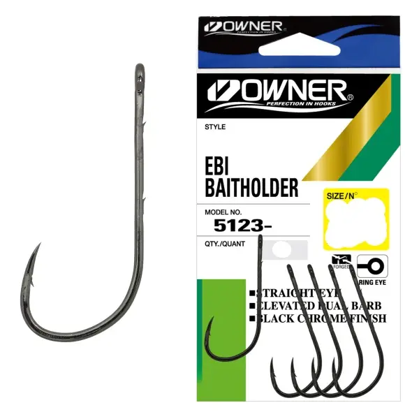 Carlig Owner 5123-091 No.2 Negru Ebi Baitholder BC Noutate