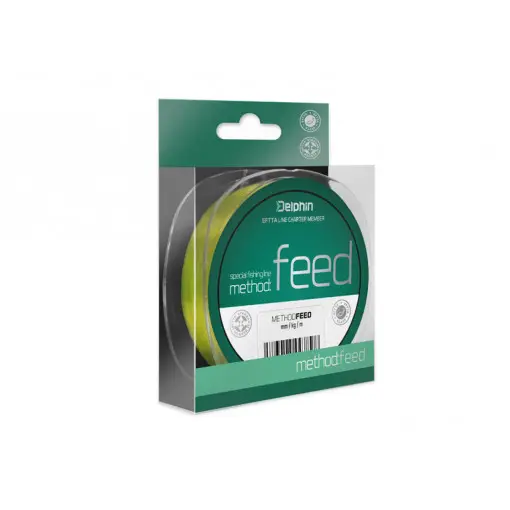 Fir Monofilament Delphin Method Feed, Galben, 500m Lichidare de stoc