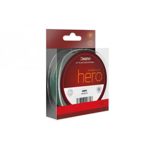 Retur ușor Fir Textil Delphin Hero, Verde, 300m