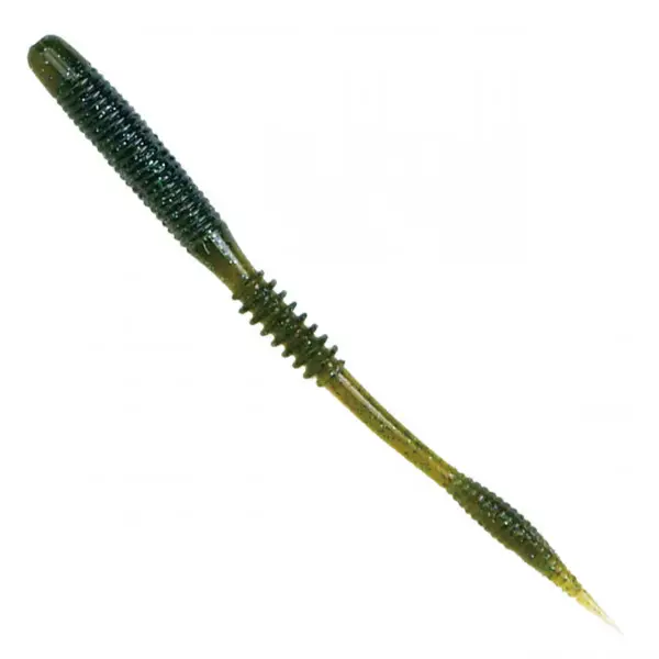 Vierme Owner Shiver Tail 115mm 06 Watermelon Green Lichidare de stoc