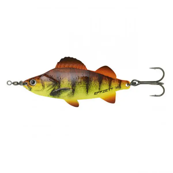 Ofertă Oscilanta 36gr 90mm DAM Effzett Perch Spoon Orange Perch UV