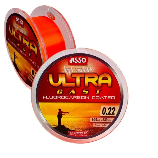 Chilipir Fir Asso Ultra Cast 0.20mm 6.50kg 300m Orange