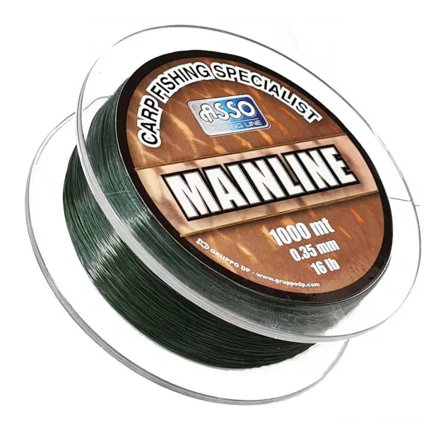 Lichidare de stoc Fir Asso Mainline 0.40mm 9.07kg 1000m Green