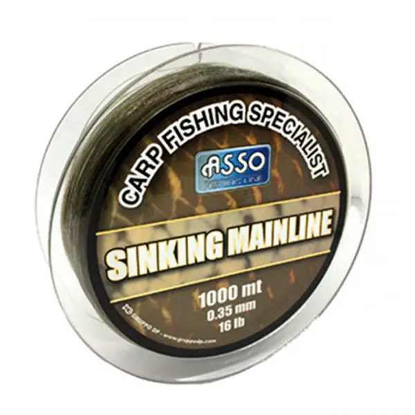 Fir Asso Sinking Mainline 0.30mm 5.44kg 1000m Brown Mai ieftin