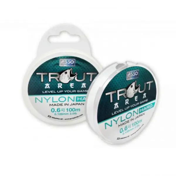 Reducere de preț Fir Asso Trout Area Nylon Hard 0.104mm 0.907kg 100m Grey