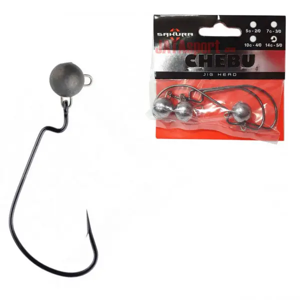 Preferatul clienților Jig Lestat Sakura Chebu Jighead 7gr No.3/0