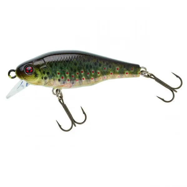 Lichidare de stoc Vobler Sakura Chopsy Minnow 50 SP 50mm 4.50gr RL04 Real Life Fario Trout