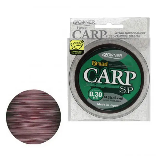 Cumpără online Fir Owner Broad Carp SP 0.18mm 2.60kg 300m Maro