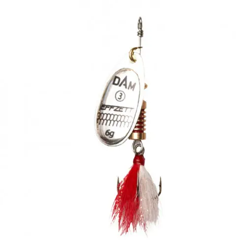 Lingurita Rotativa Dam Effzett Standard Dressed Nr.2, 4g, Silver Reducere de preț